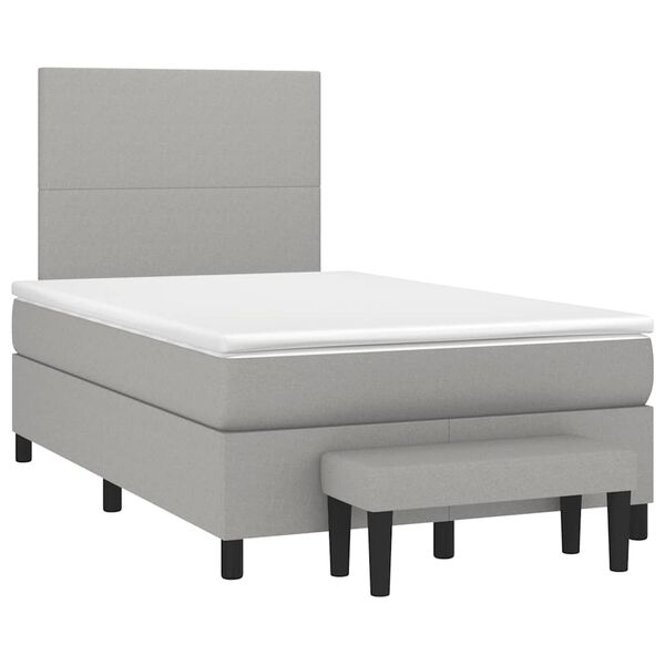 vidaXL &Kappa;&rho;&epsilon;&beta;ά&tau;&iota; Boxspring &mu;&epsilon; &Sigma;&tau;&rho;ώ&mu;&alpha; &Alpha;&nu;&omicron;&iota;&chi;&tau;ό &Gamma;&kappa;&rho;&iota; 120x190 &epsilon;&kappa;. &Upsilon;&phi;&alpha;&sigma;&mu;ά&tau;&iota;&nu;&omicron;