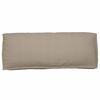 vidaXL Σετ Μαξιλαριών Πάγου 2 pcs Taupe 120 x 80 x 12 cm Ύφασμα Oxford