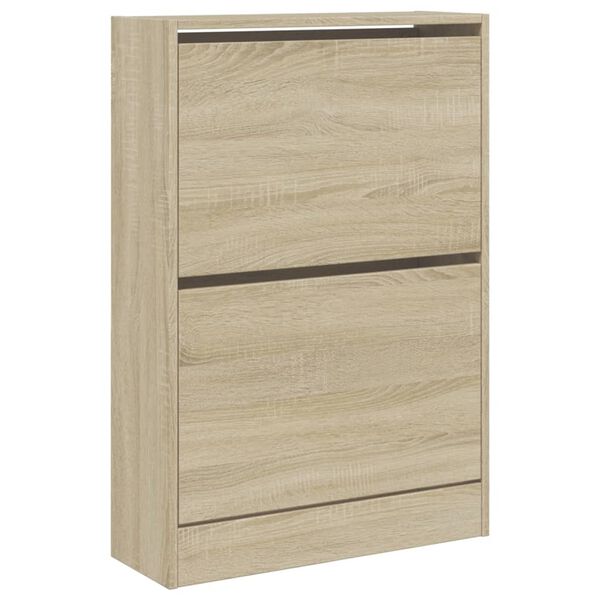 vidaXL Παπουτσοθήκη Sonoma Δρυς 60x21x87,5 εκ. από Επεξεργασμένο Ξύλο