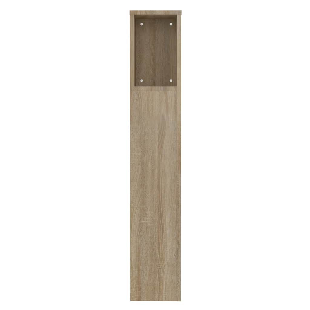vidaXL Κεφαλάρι Με Αποθηκευτικό Χώρο Sonoma Δρυς 100x18,5x104,5 εκ.