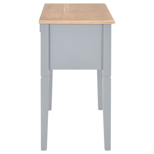 vidaXL Γραφείο Γκρι 109,5 x 45 x 77,5 εκ. Ξύλινο