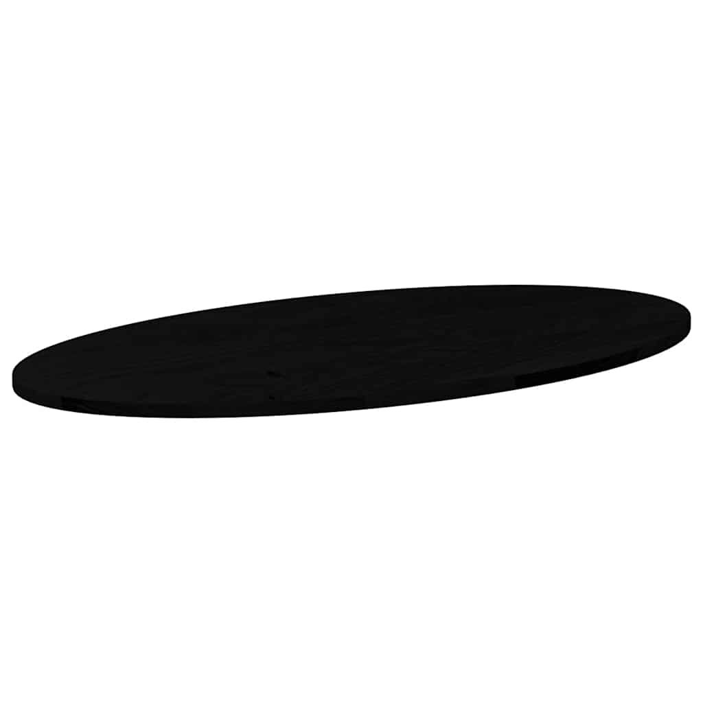 vidaXL Επιτραπέζια επιφάνεια Σκούρο Καφέ 100x50x2 εκ. Ξύλο Δρυός Οβάλ