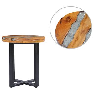 vidaXL &Tau;&rho;&alpha;&pi;&epsilon;&zeta;ά&kappa;&iota; &Sigma;&alpha;&lambda;&omicron;&nu;&iota;&omicron;ύ 40x45 &epsilon;&kappa;. &alpha;&pi;ό &Mu;&alpha;&sigma;ί&phi; &Xi;ύ&lambda;&omicron; Teak / &Sigma;&upsilon;&nu;&theta;. &Rho;&eta;&tau;ί&nu;&eta;