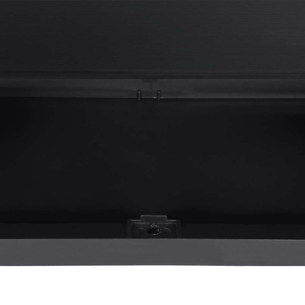 vidaXL Ντουλάπι Αποθ. Εξ. Χώρου Γκρι/Μαύρο 97x37x165εκ. Πολυπροπυλένιο