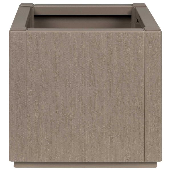 vidaXL Γλάστρα Κήπου Καφέ 36x36x35 εκ PP