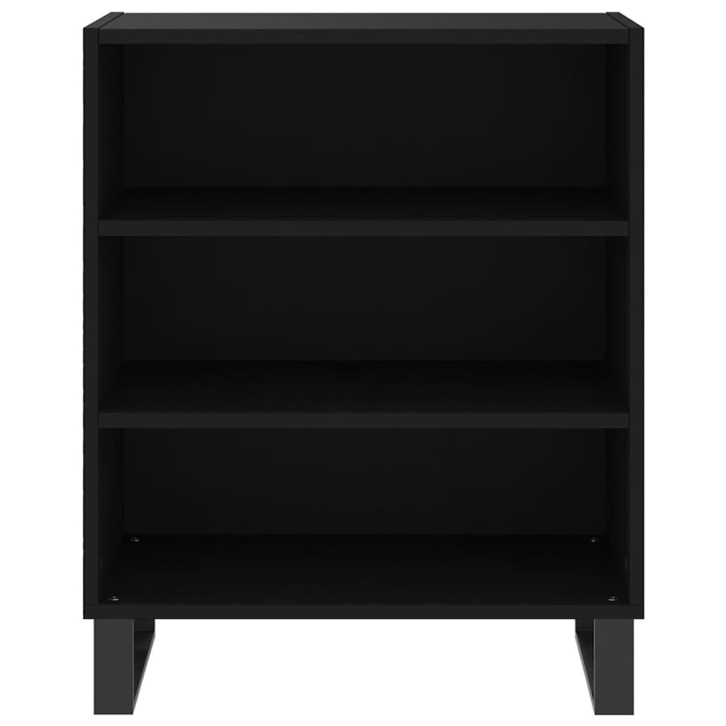 vidaXL Ραφιέρα Μαύρη 57 x 35 x 70 εκ. από Επεξεργασμένο Ξύλο