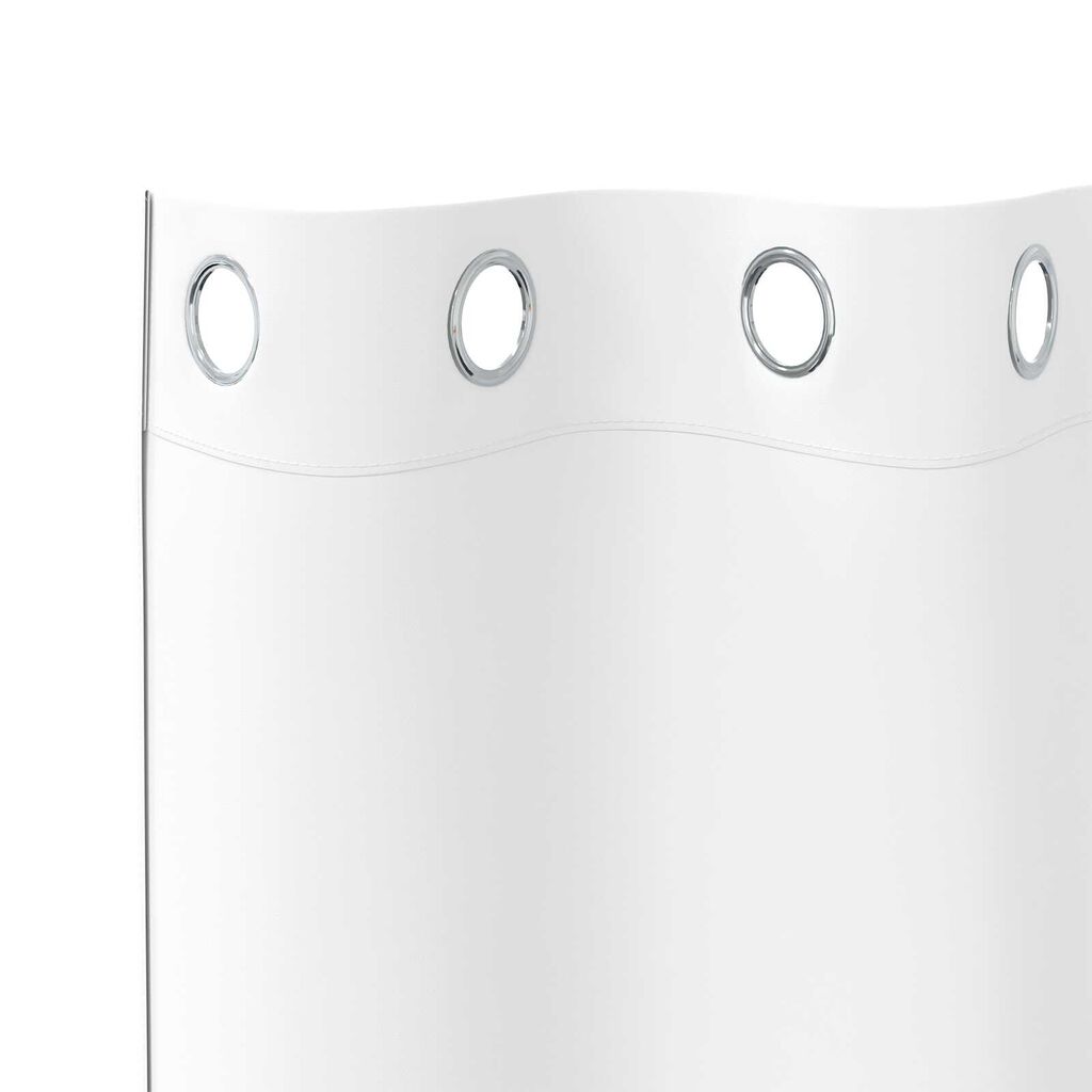 vidaXL Κουρτίνες 2 pcs Καθαρό Λευκό 175 x 140 εκ. Πολυεστέρας