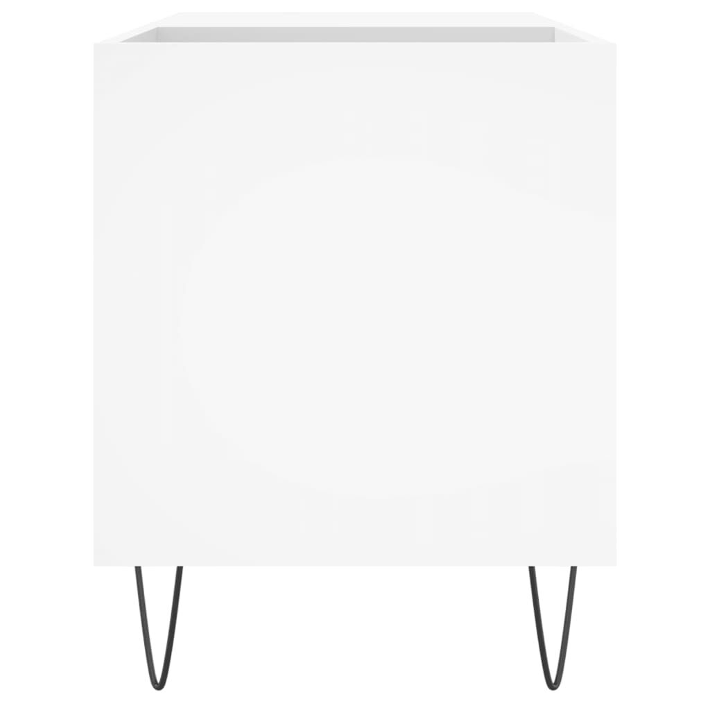 vidaXL Δισκοθήκη Λευκή 85 x 38 x 48 εκ. από Επεξεργασμένο Ξύλο