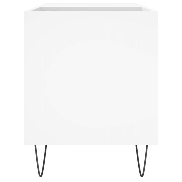 vidaXL Δισκοθήκη Λευκή 85 x 38 x 48 εκ. από Επεξεργασμένο Ξύλο