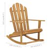 vidaXL Κουνιστή Πολυθρόνα Adirondack από Μασίφ Ξύλο Teak