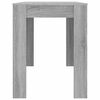 vidaXL Τραπεζαρία Γκρι Sonoma 120 x 60 x 76 εκ. από Επεξεργασμένο Ξύλο