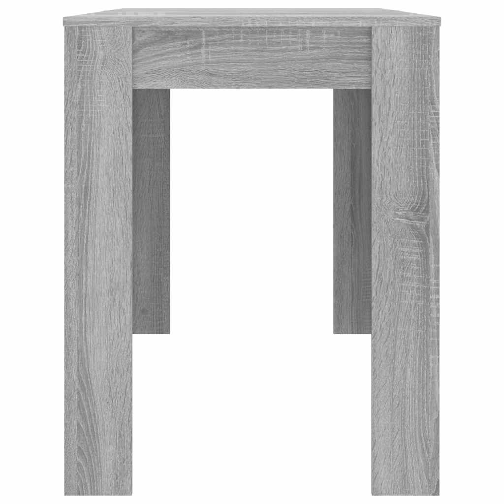vidaXL Τραπεζαρία Γκρι Sonoma 120 x 60 x 76 εκ. από Επεξεργασμένο Ξύλο