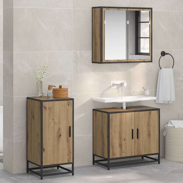 vidaXL &Pi;&lambda;&alpha;ϊ&nu;ό &gamma;&rho;&alpha;&phi;&epsilon;ί&omicron; Artisan Oak 35,5 x 35 x 76 &epsilon;&kappa;