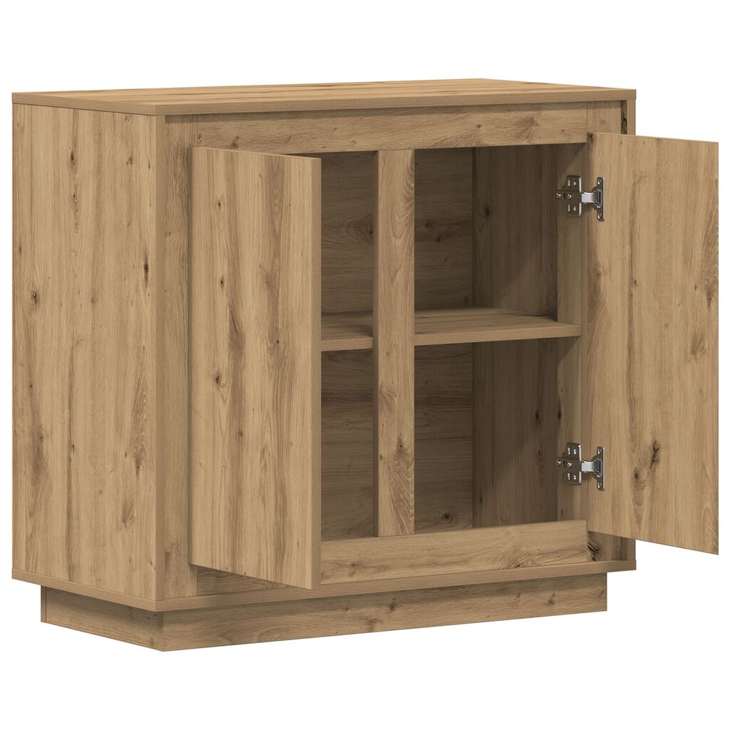 vidaXL Σιφωνάς Artisan Oak 80x34x75 εκ. Κατασκευασμένο ξύλο