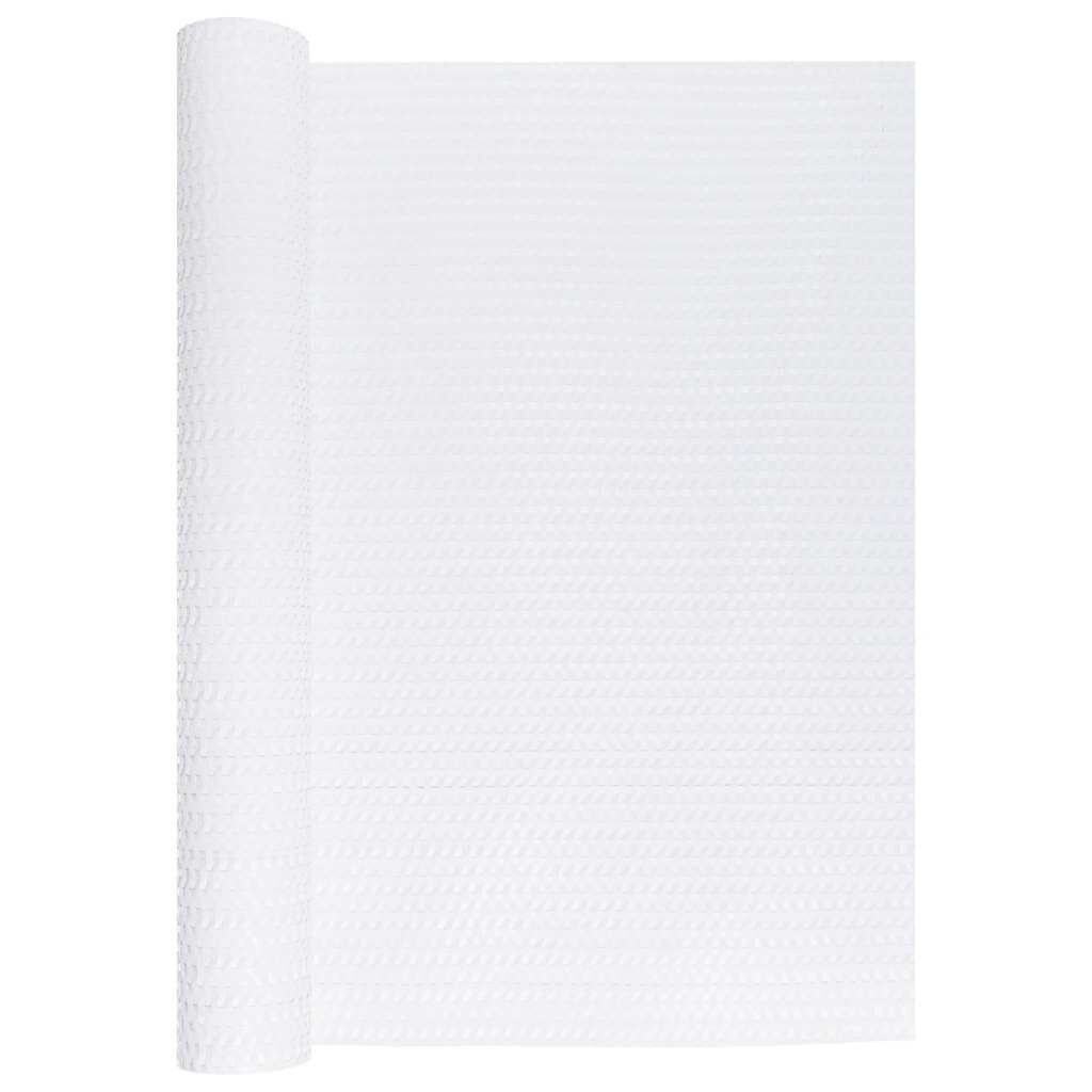vidaXL Διαχωριστικό Βεράντας Λευκό 400 x 80 εκ. από Συνθετικό Ρατάν