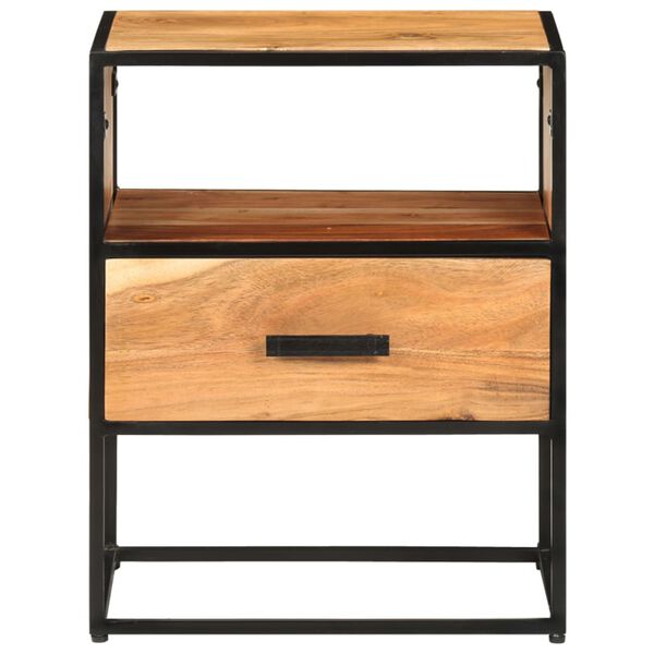 vidaXL Κομοδίνο 40 x 30 x 50 εκ. από Μασίφ Ξύλο Ακακίας