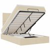 vidaXL &Omicron;&theta;&omega;&mu;&alpha;&nu;&iota;&kappa;ό &kappa;&rho;&epsilon;&beta;ά&tau;&iota; &mu;&epsilon; &sigma;&tau;&rho;ώ&mu;&alpha; Cream 120x190 cm Ύ&phi;&alpha;&sigma;&mu;&alpha;