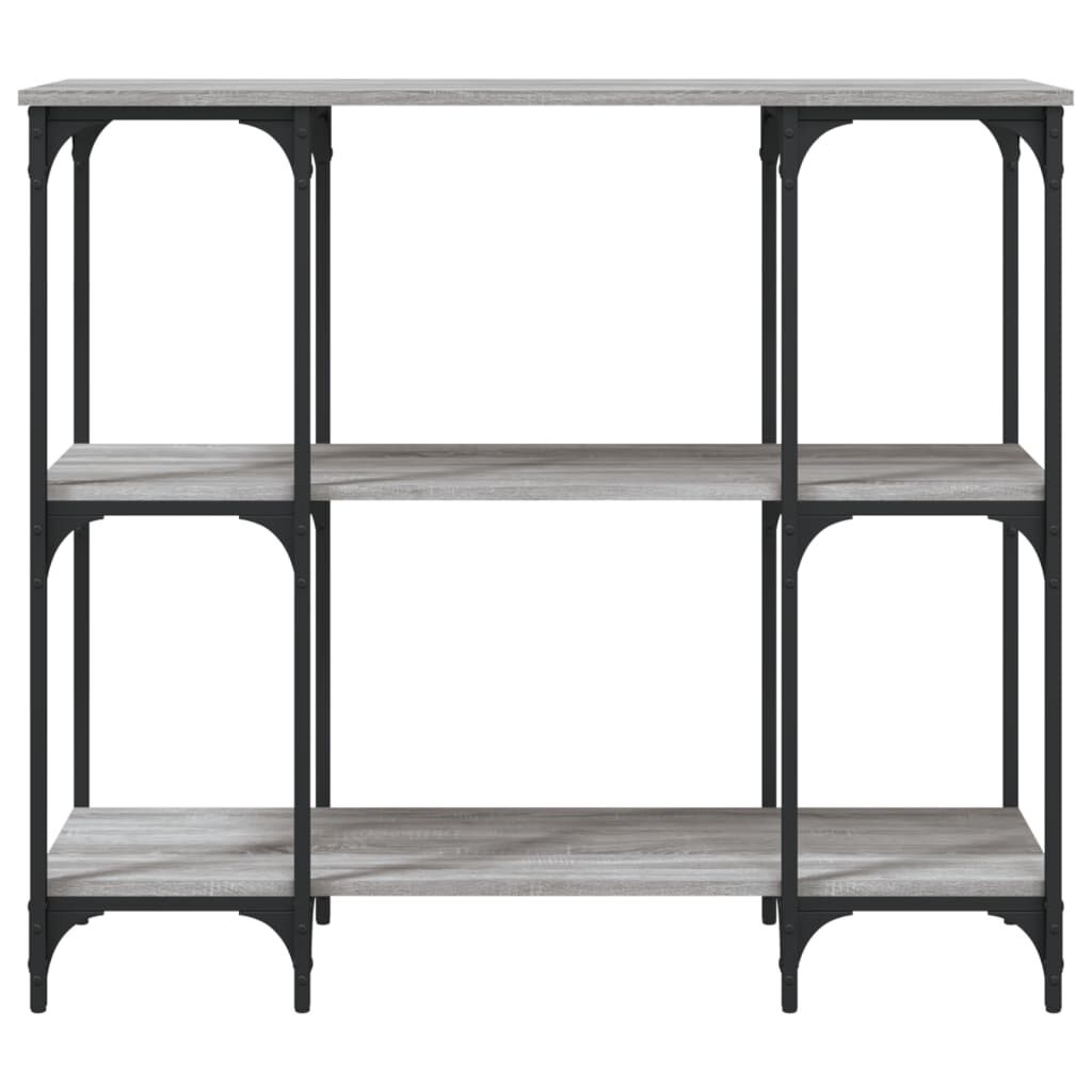 vidaXL Τραπέζι Κονσόλα Γκρι Sonoma 102x35x90 εκ. Επεξεργασμένο Ξύλο