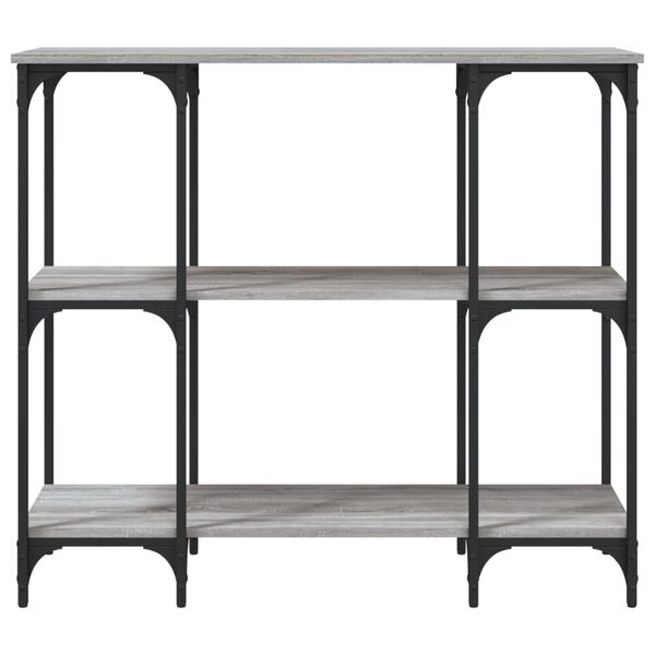 vidaXL Τραπέζι Κονσόλα Γκρι Sonoma 102x35x90 εκ. Επεξεργασμένο Ξύλο