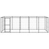 vidaXL Κλουβί Σκύλου Εξωτερικού Χώρου 12,1 μ² από Ατσάλι
