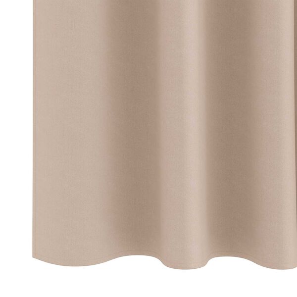 vidaXL Κουρτίνες με κουρτίνες 2 pcs Taupe 225 x 140 εκ. Πολυεστέρας