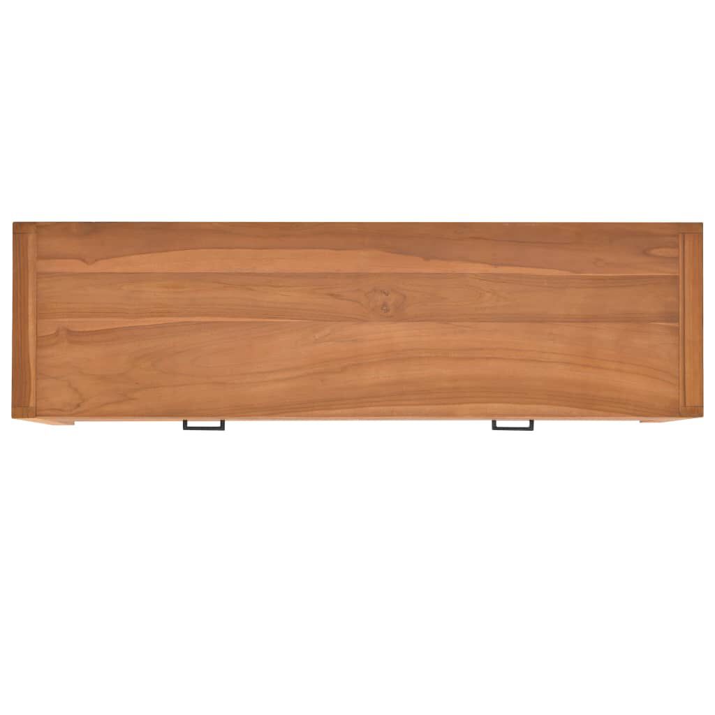 vidaXL Γραφείο με 2 Συρτάρια 120 x 40 x 75 εκ. από Μασίφ Ξύλο Teak