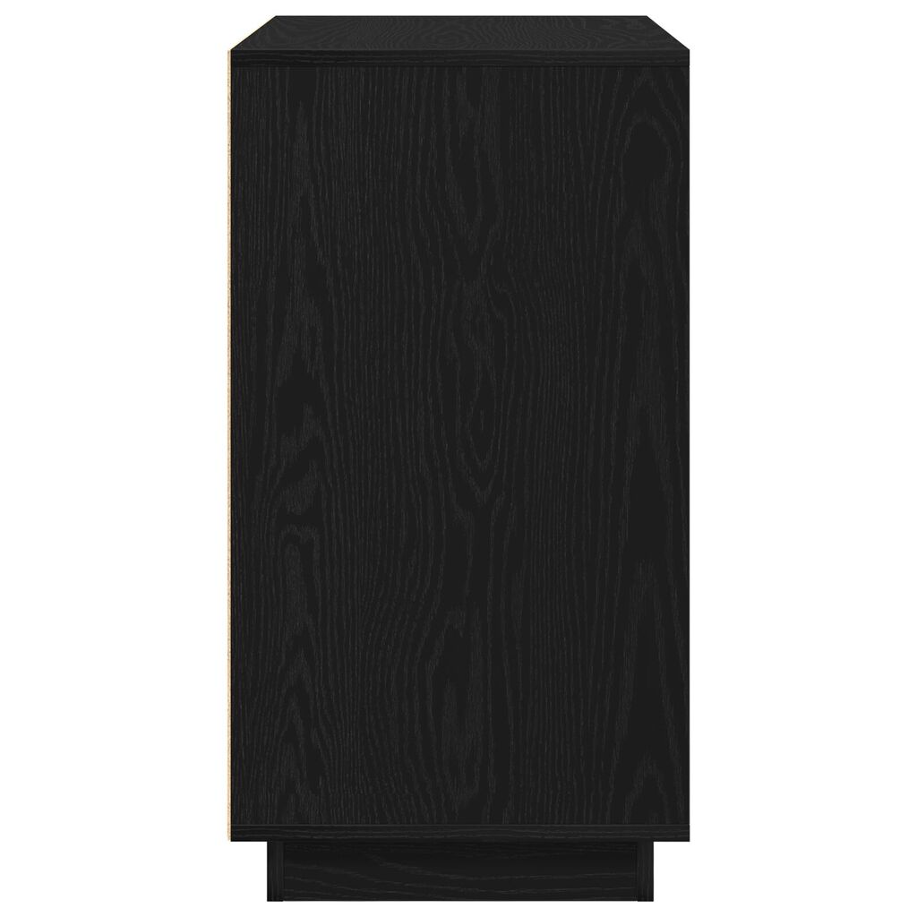 vidaXL Μοντέρνος Μπουφές Πλευρικός Μαύρη δρυς 80 x 34 x 75 εκ