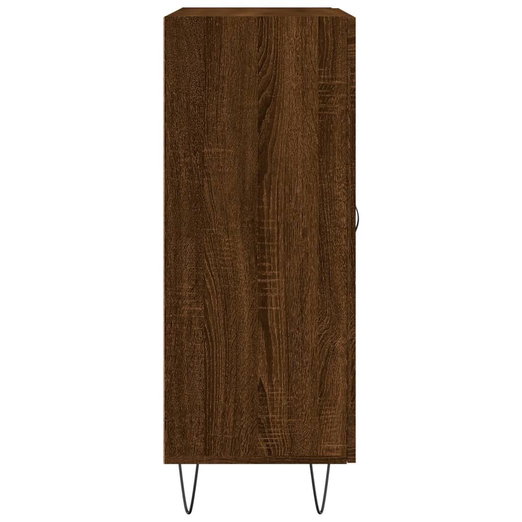 vidaXL Ντουλάπι Καφέ Δρυς 69,5 x 34 x 90 εκ. Επεξεργασμένο Ξύλο