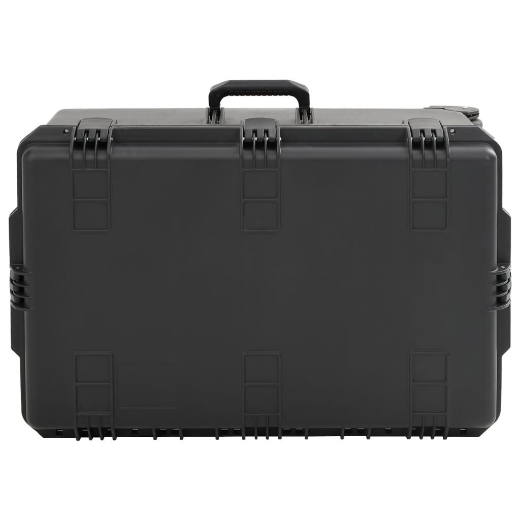 vidaXL Θήκη Πτήσης Φορητή Μαύρη 79,5x52x39 εκ. από Πολυπροπυλένιο