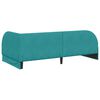 vidaXL Κρεβάτι Γωνίας με κεφαλάρι Τιρκουάζ 90 x 190 cm Βελούδο