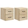 vidaXL &Tau;&omicron;ί&chi;&omicron;&upsilon; &Kappa;&rho;&epsilon;&mu;&alpha;&sigma;&tau;ό &Kappa;&omicron;&mu;&omicron;&delta;ί&nu;&omicron; 2 &tau;&mu;&chi;. Sonoma &Delta;&rho;&upsilon;&sigmaf; 34,5 x 33 x 40 &epsilon;&kappa;