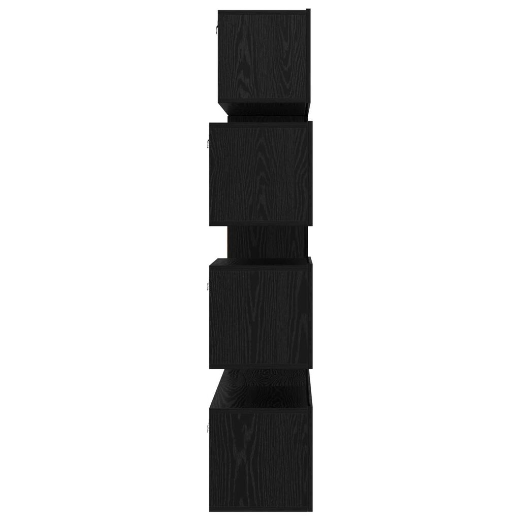 vidaXL Σετ Καθισμάτων Τηλεόρασης 8 pcs Μαύρη Δρυς 30.5 x 30 x 90 cm