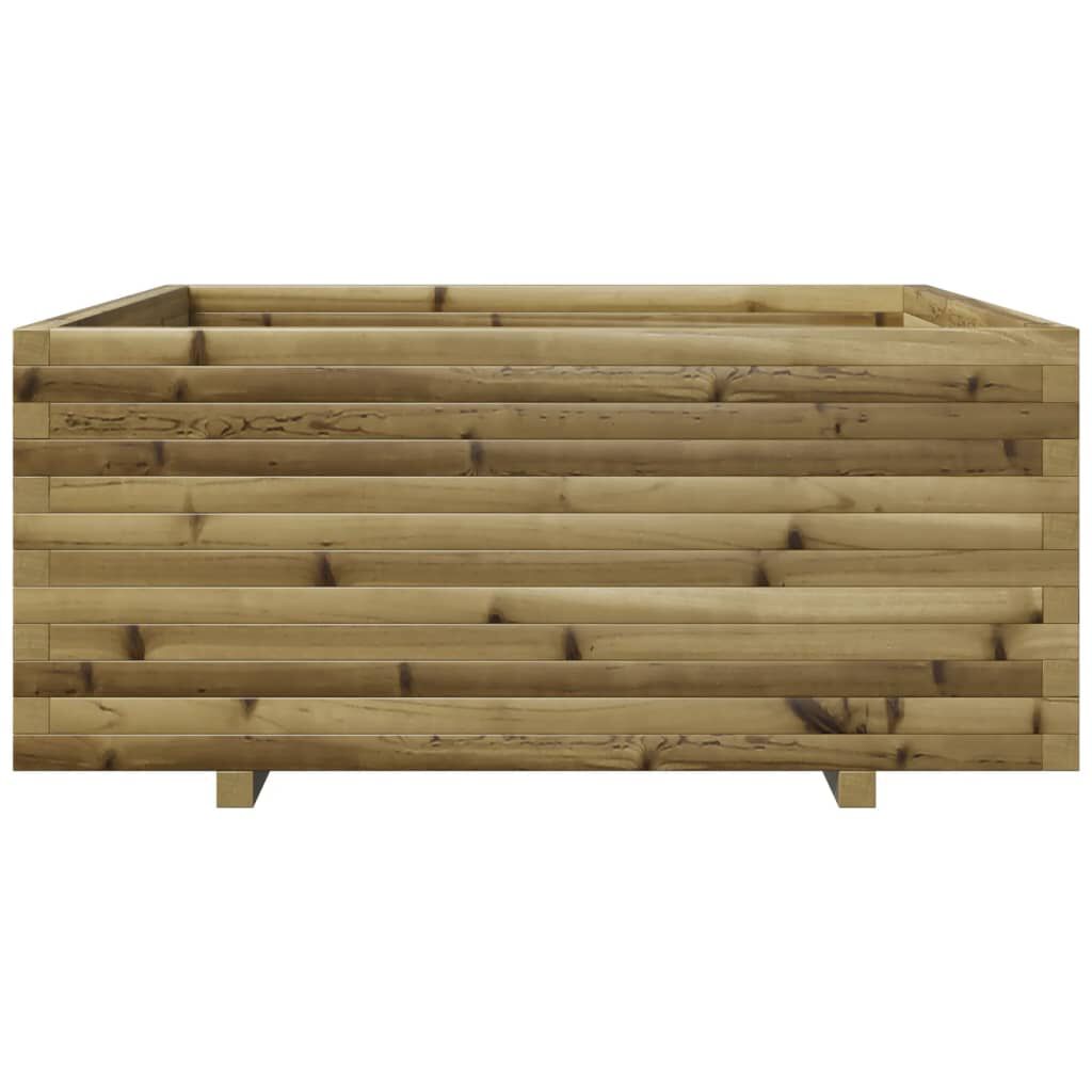 vidaXL Ζαρντινιέρα Κήπου 110x110x49,5 εκ. από Εμποτισμένο Ξύλο Πεύκου
