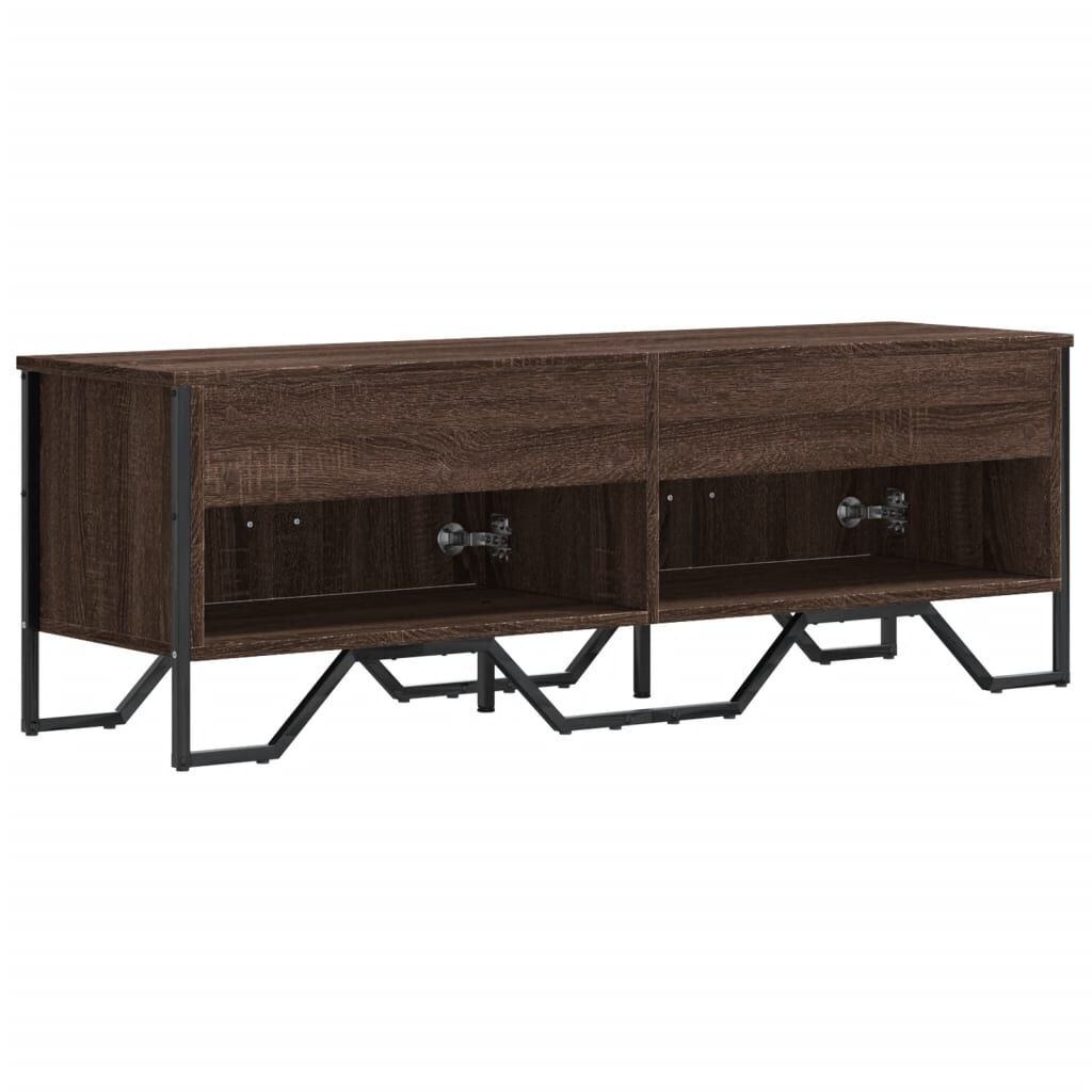 vidaXL Έπιπλο Τηλεόρασης Καπνιστή Δρυς 122x34x41εκ. Επεξεργασμένο Ξύλο