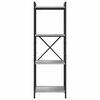 vidaXL Βιβλιοθήκη Γκρι sonoma 40 x 30 x 118 εκ Επεξεργασμένο ξύλο