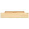 vidaXL Πλαίσιο Κρεβατιού με 2 Συρτάρια 180 x 200 εκ. Μασίφ Ξύλο Πεύκου
