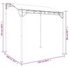 vidaXL Τέντα Κρεμ 2 x 2,3 μ. 180 γρ./μ² από Ύφασμα και Ατσάλι