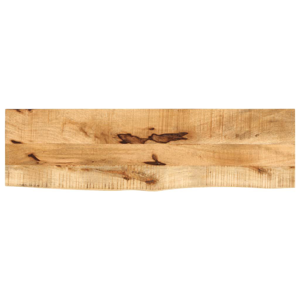 vidaXL Επιφάνεια Τραπεζιού 120x20x2,5 εκ. Live Edge Μασίφ Ξύλο Μάνγκο