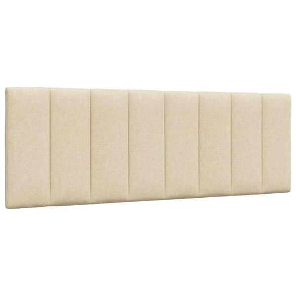 vidaXL Σκελετός Κρεβατιού Χωρίς Στρώμα Κρεμ 120x200 εκ. Υφασμάτινο