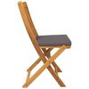 vidaXL Πτυσσόμενη Καρέκλα με μαξιλάρι 6 pcs Γκρι 49 x 57.5 x 92εκ