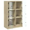vidaXL Ντουλάπι με Πόρτες 68x37x109 εκ. από Επεξεργασμένο Ξύλο