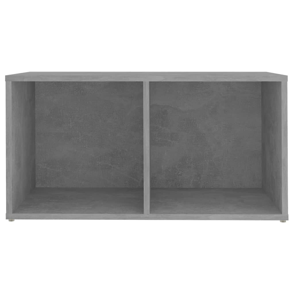 vidaXL Έπιπλα Τηλεόρασης 4 τεμ. Γκρι Σκυρ. 72x35x36,5 εκ. Επεξ. Ξύλο