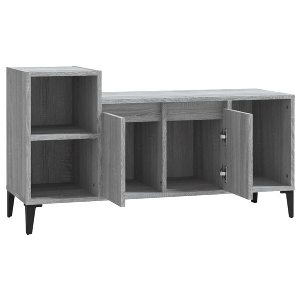 vidaXL Έπιπλο Τηλεόρασης Γκρι Sonoma 100x35x55 εκ. από Επεξεργ. Ξύλο