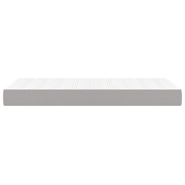 vidaXL Στρώμα με Pocket Springs για Παιδιά Αν Γκρι 80x160εκ Υφασμάτινο