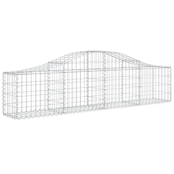 vidaXL Συρματοκιβώτια Τοξωτά 11 τεμ. 200x30x40/60 εκ. Γαλβαν. Ατσάλι