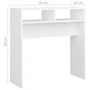 vidaXL Τραπεζάκι Κονσόλα Λευκό 78 x 30 x 80 εκ. από Επεξ. Ξύλο