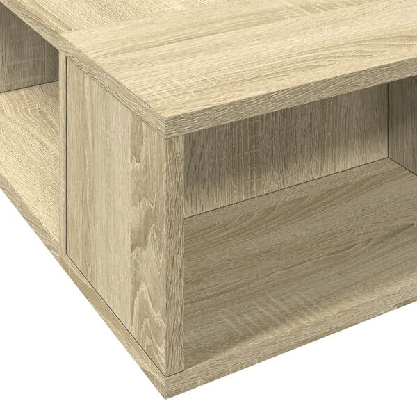 vidaXL Πλαίσιο Κρεβατιού Sonoma Δρυς 150x200 εκ. Επεξεργασμένο Ξύλο