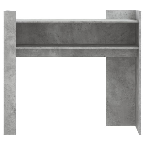 vidaXL Τραπεζάκι Κονσόλα Γκρι Σκυρ. 100x35x90 εκ. από Επεξ. Ξύλο