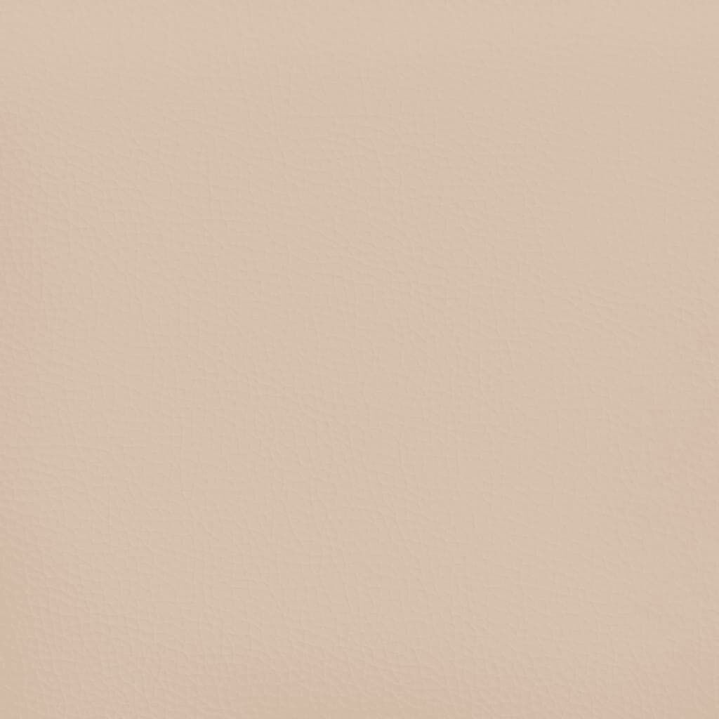 vidaXL Στρώμα με Pocket Springs Καπουτσίνο 180x200x20 εκ. Συνθ. Δέρμα