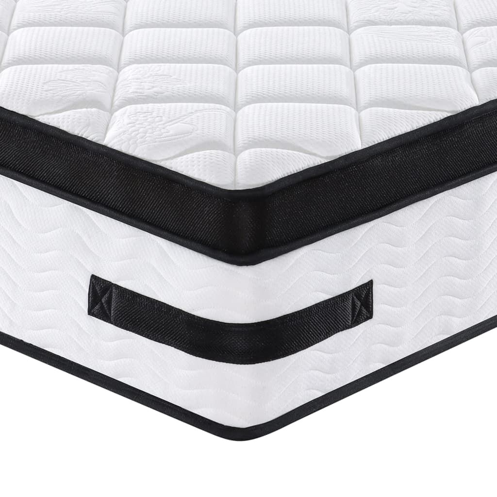 vidaXL Στρώμα με Pocket Springs Medium Plus 90x190 εκ. Μονό